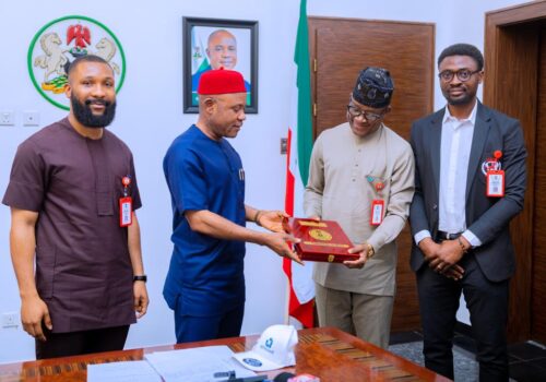 Pictures: Sports Minister visits Enugu governor, seeks partnership 5 4EFEA0D6 6ACF 4945 8CD1 ABFE09F8F730