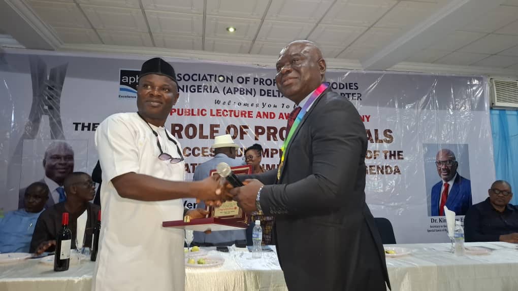 Delta: Association honours surveyor over contributions to estate development