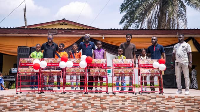 IT company donates learning materials, solar power to students on Children’s Day