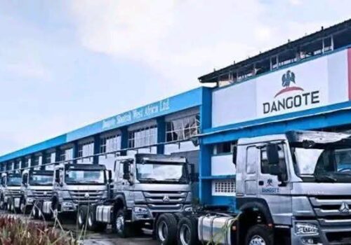 August 15 fuel distribution: Dangote commences receipt of 4,000 CNG-powered trucks, 60 shiploads expected in 6 weeks 2 FB IMG 1754865728413